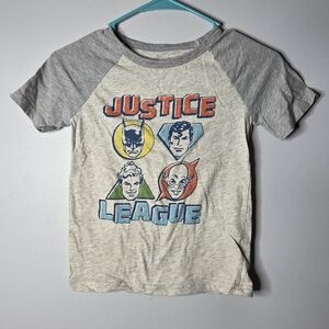 Jumping Beans Justice League Gray and White Tee